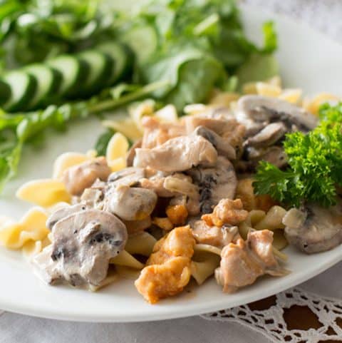 Chicken Stroganoff Supreme