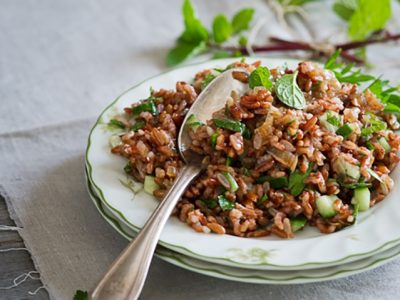 Kullakar Rice Salad / Red Rice Salad