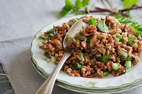Kullakar Rice Salad / Red Rice Salad