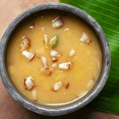 Mupparuppu Payasam (3 Dal Payasam)