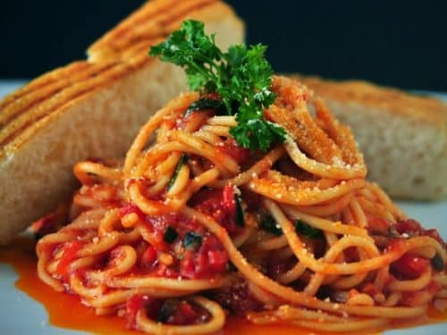 Mediterranean Salsa In Spaghetti Recipe Awesome Cuisine