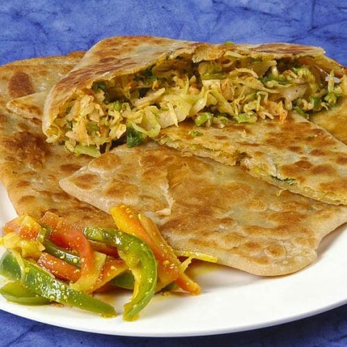 Mixed vegetable paratha