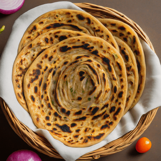 Onion pyaz paratha image