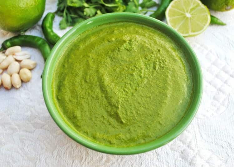 Coriander and Peanut Chutney