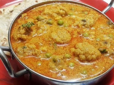 காலிஃபிளவர் பட்டாணி குருமா