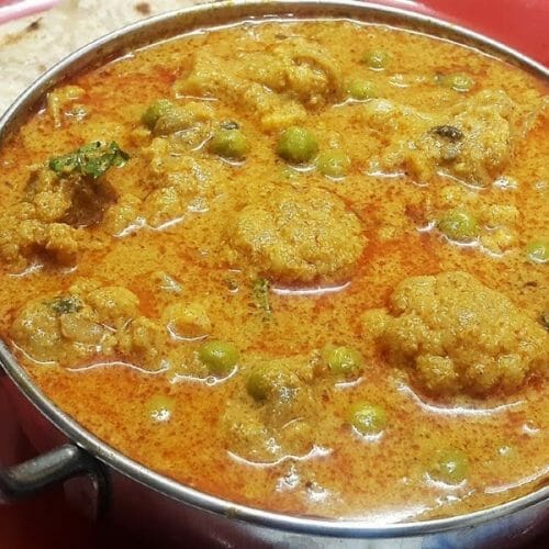 Cauliflower Peas Kurma