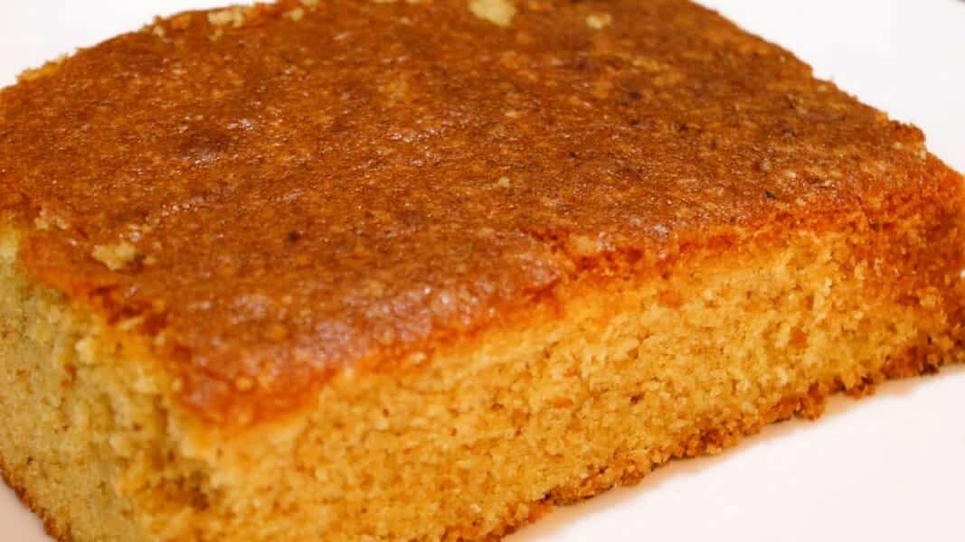 Eggless Rava Cake