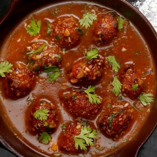 Vegetable Manchurian Gravy