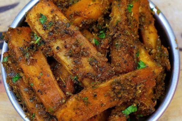 செட்டிநாடு வாழைக்காய் வறுவல்