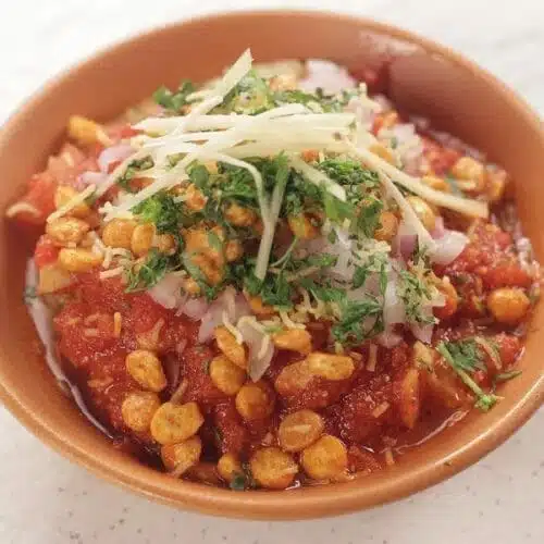 Banarasi Tamatar Chaat (Spicy Tomato Chaat)