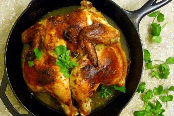 Roasted Chicken with Cardamom