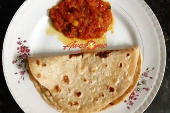 சப்பாத்தி தக்காளி தொக்கு