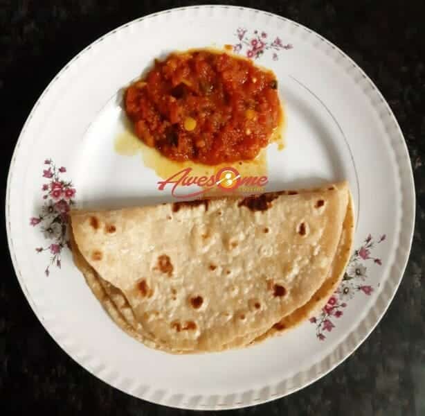 Chapati Thakkali Thokku