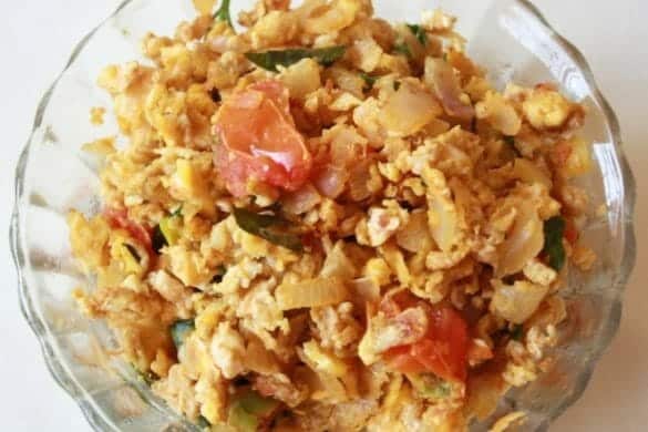 முட்டை உருளைக்கிழங்கு பொரியல்