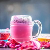 ரோஸ் மில்க் சர்பத் 4 Rose Milk Sharbat