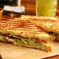 வெஜ் மசாலா சாண்ட்விச் 4 Bread Sandwich