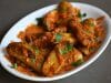 Patatas Bravas (Spanish Fried Potatoes with spicy Tomato Sauce)