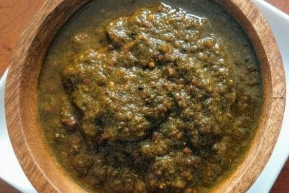 ஆந்திரா ஸ்டைல் கொத்தமல்லி தொக்கு