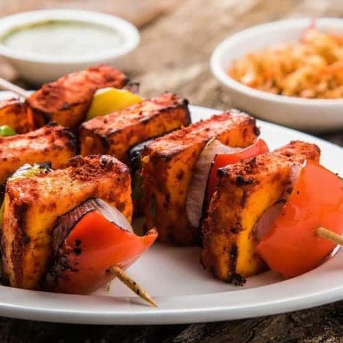 Grilled Harissa Paneer