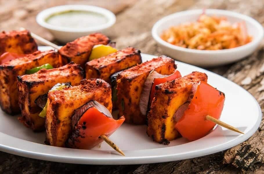 Grilled Harissa Paneer