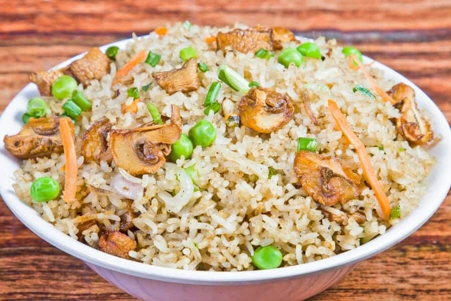 Mushroom Fried Rice