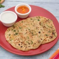 முள்ளங்கி பராத்தா தக்காளி ரைத்தா 2 Mooli Paratha