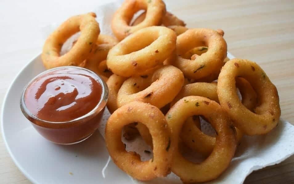 Potato Garlic Rings / பொட்டேட்டோ கார்லிக் ரிங்ஸ்