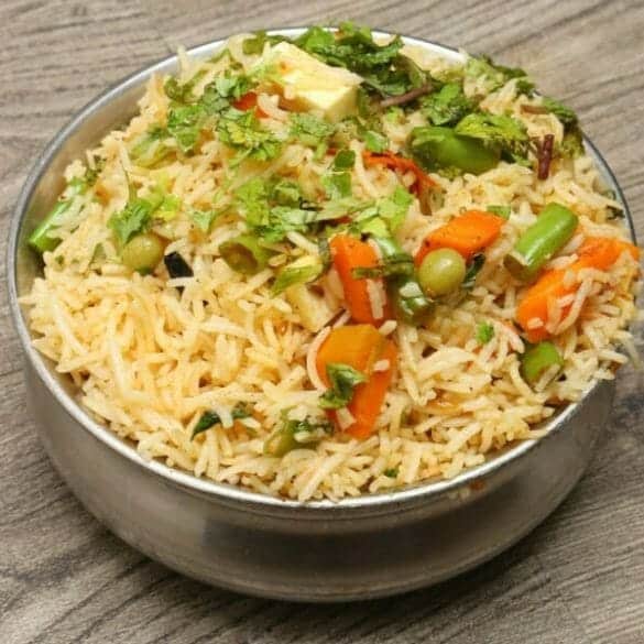வெஜிடபிள் பிரியாணி ரெசிபி - Vegetable Biryani Recipe in Tamil