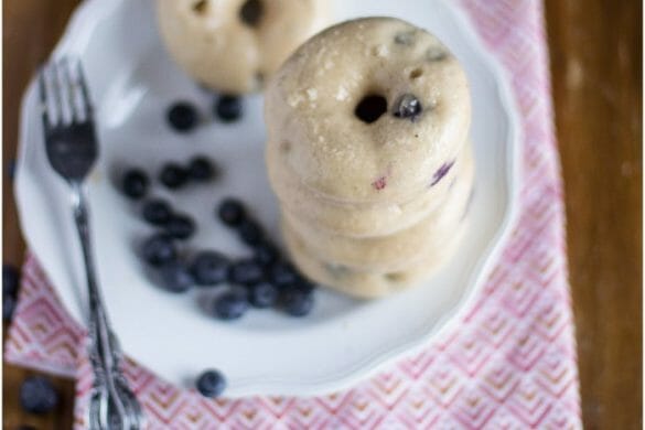 Glazed Blueberry Donut