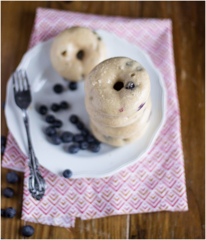 Glazed Blueberry Donut