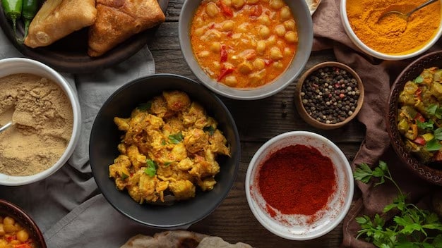 A variety of delicious Sindhi dishes