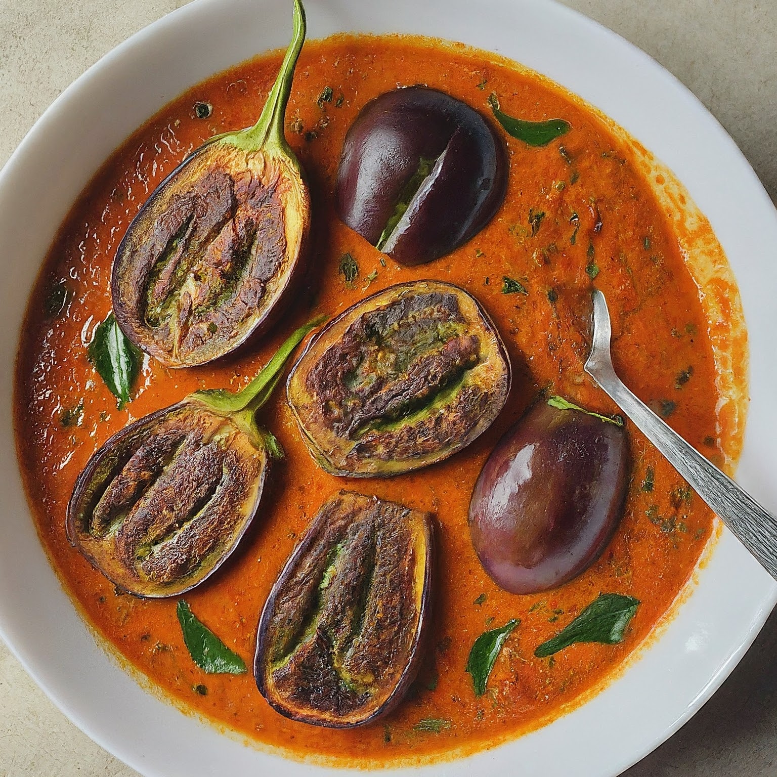 Stuffed Eggplant Curry Andhra famous food