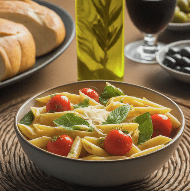 Mediterranean Olive Oil Pasta