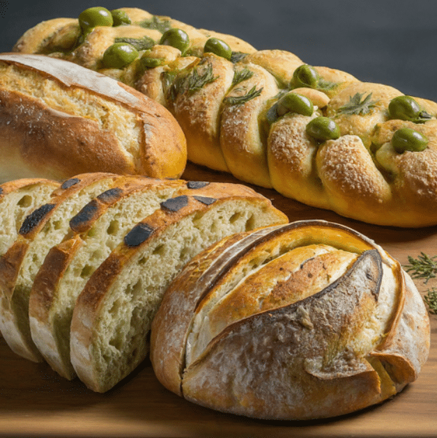 Olive Oil Infused Breads