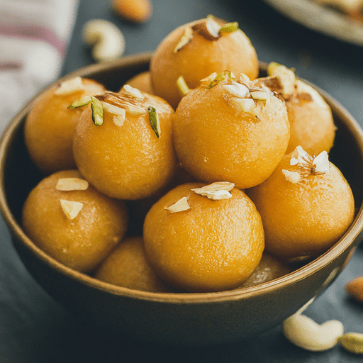 Semolina Sweet Balls- rava ladoo