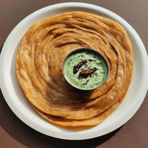 Sweet and crispy Chiroti crepes made from rice flour and jaggery