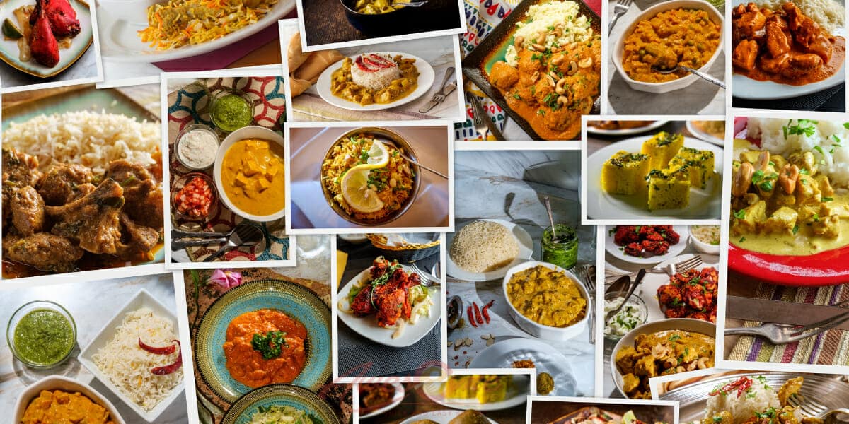 Indian Food Collage