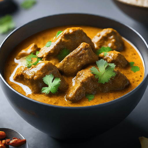 Rich and flavorful lamb curry similar to Chicken Korma