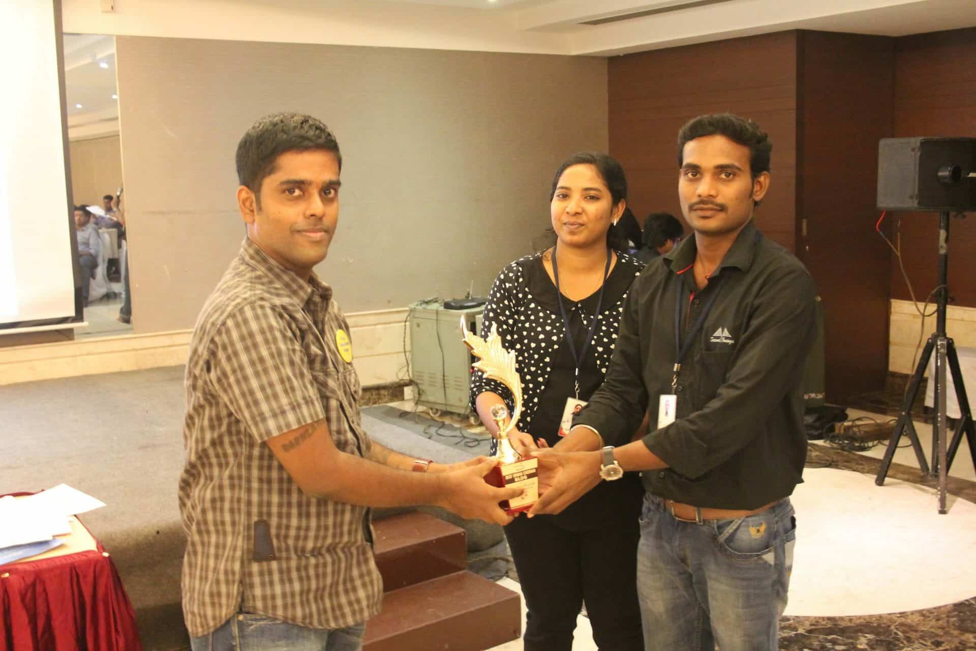 Winner of Urban Chennai Blog Award