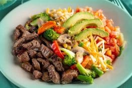 Chilli Beef Stir-fry Salad