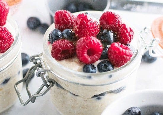 Berry Burst Overnight Oats