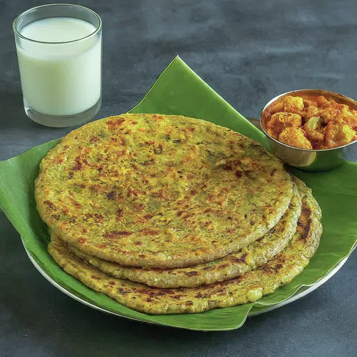 Cauliflower and Bajra Paratha