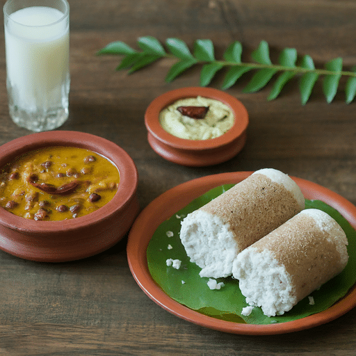 Puttu and Kadala Curry