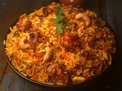 செட்டிநாடு ஸ்டைல் மஷ்ரூம் பிரியாணி