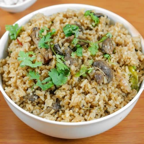 Mushroom Rice / மஷ்ரூம் ரைஸ்