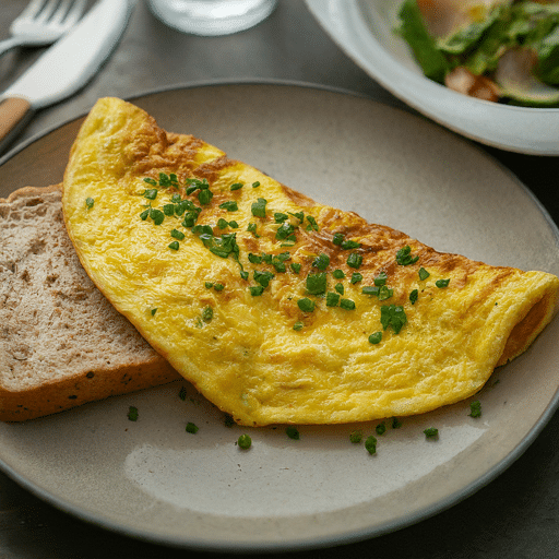 Mouthwatering dish with bread exterior filled with fluffy egg