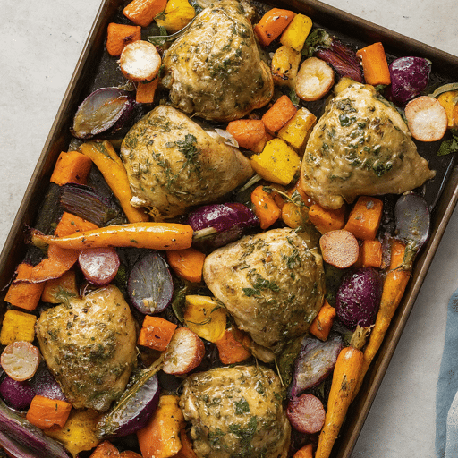 Baked Herb Chicken for dinner