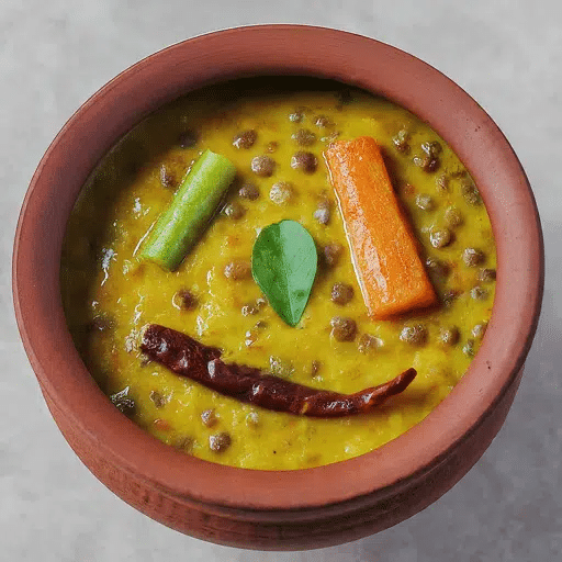 What Is Odisha’s Famous Food? 20 Must-Try Dishes 1 Dalma Odia lentil and vegetable stew with pumpkin and raw banana served in a bowl
