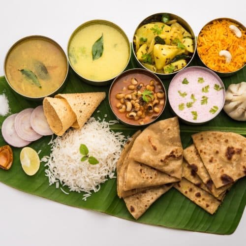 What Makes Andhra Pradesh Food So Bold and Unique? 22 Delicious Andhra Pradesh food on banana leaf