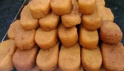 What Is Odisha’s Famous Food? 20 Must-Try Dishes 20 Gaja sweet from Odisha crispy fried dough pieces coated in sugar syrup